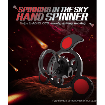 2017 Neueste Style Air Rotating Spinner Spielzeug Fidget Hand Spinner für Messing Relieve Stress